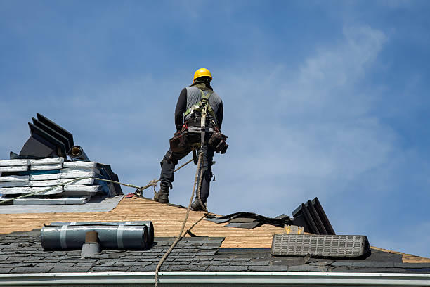 Professional Roofing technician working in Verndale, MN